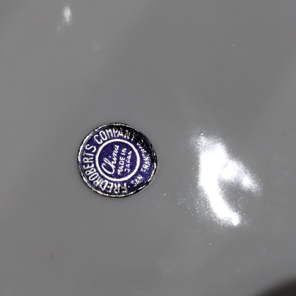 Fred Roberts place set of 4 China tea set scalloped edge floral print delicate - Picture 9 of 9